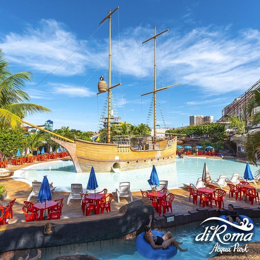 Diroma Resort Internacional Incluso 1 Acesso Ao Acqua Park Vulcao Caldas Novas Eksteriør billede
